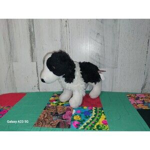 Douglas 4009 Meadow Border Collie Plush Stuffed Animal 8" Length